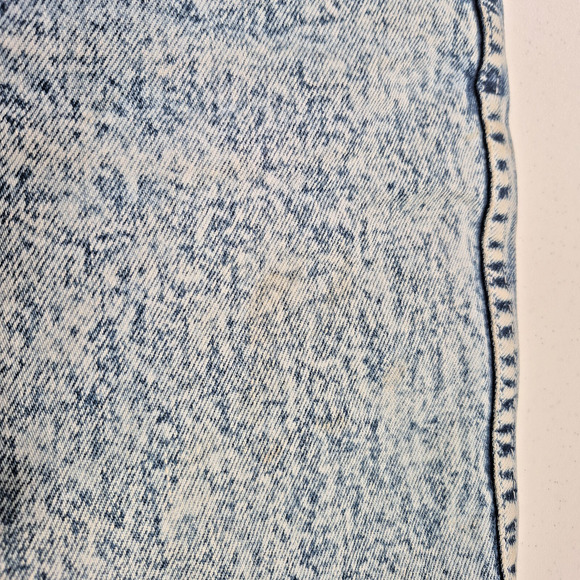 Vintage Style Acid Wash Mom Jeans High Waist Tapered Leg Distressed 80s 90s Sz11 - Picture 12 of 12